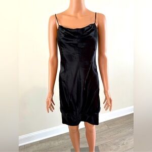 NWT supremely flattering vintage ABS Alllen Schwartz satin slip dress